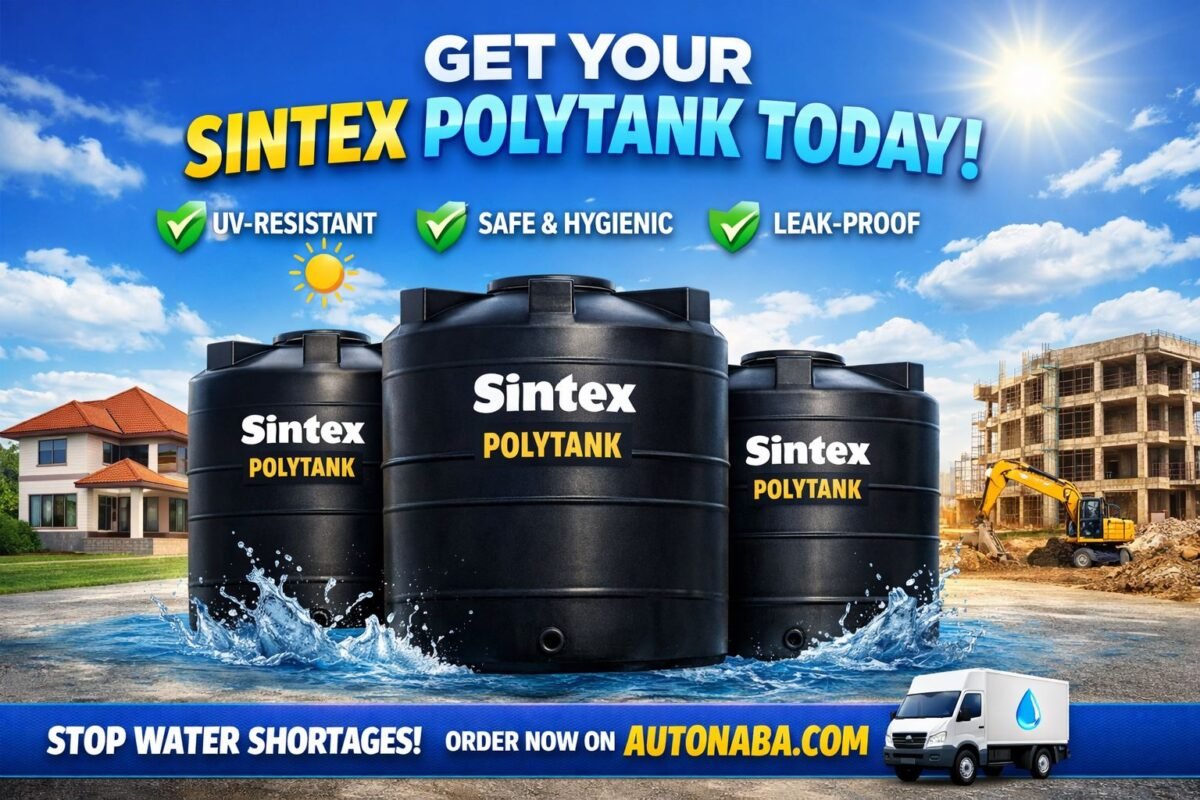 Sintex Polytank in Ghana: The Best Water Storage Solution for Homes and ...
